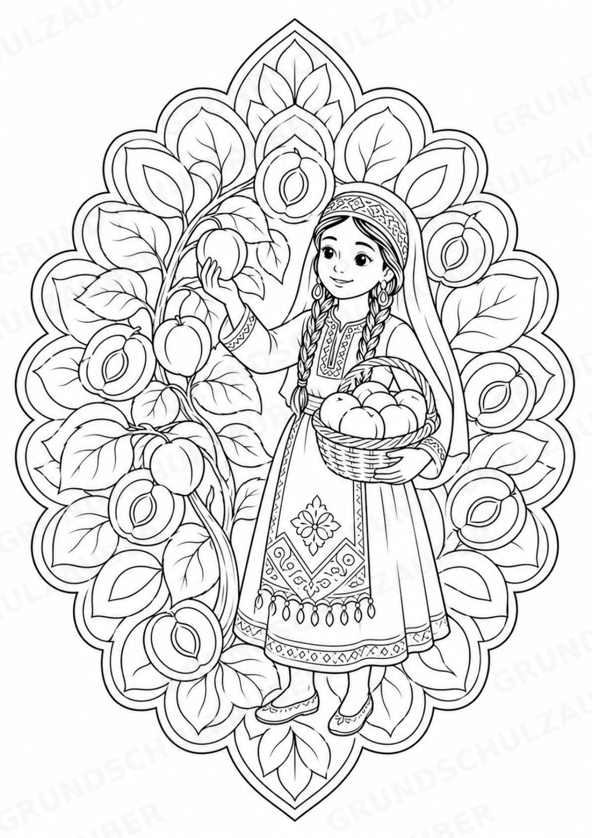Armenien Mandalas Ausmalbilder – Länder und Kulturen – 15 Malvorlagen – Materialseite 11