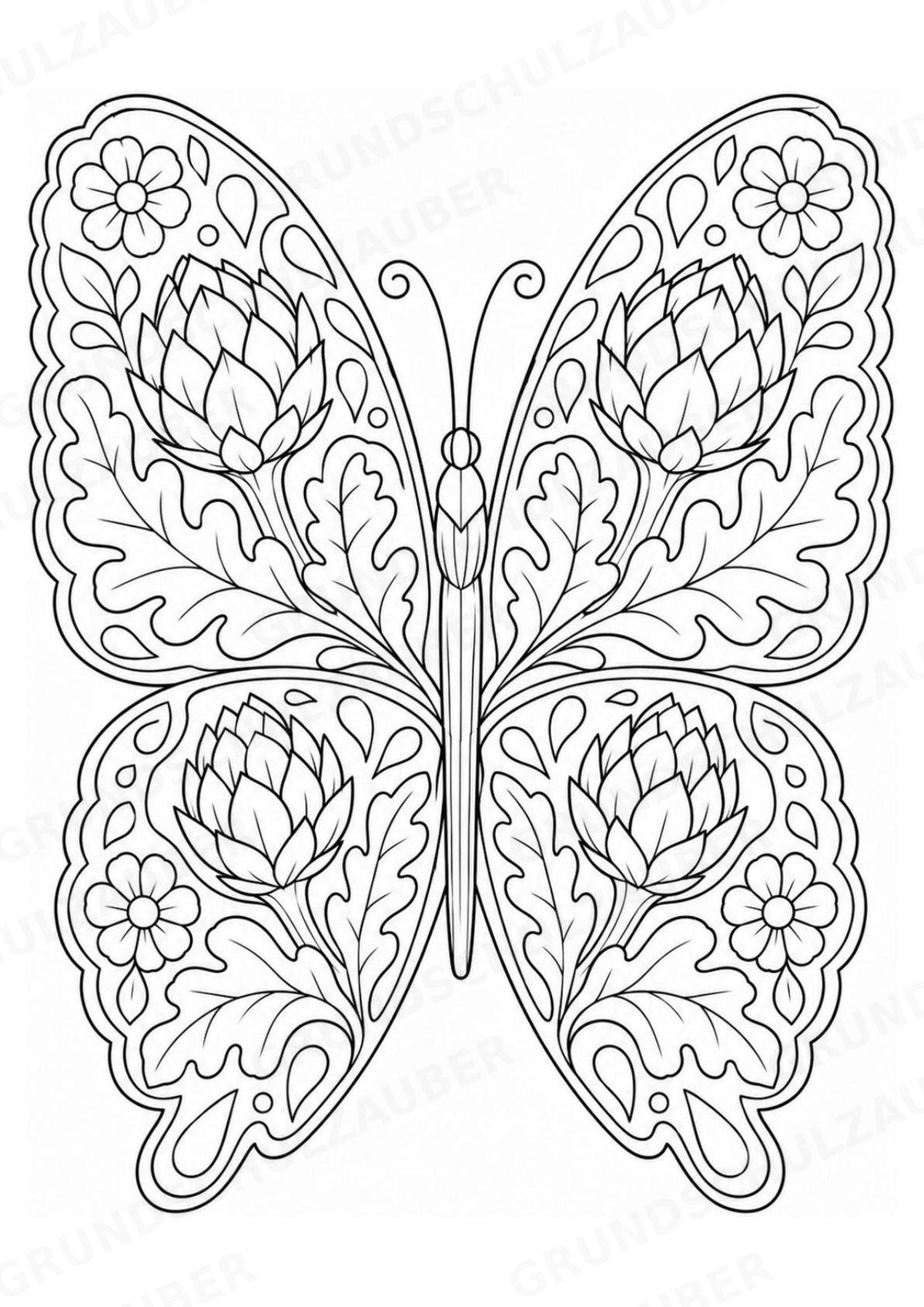 Artischocke Mandalas Ausmalbilder – Allgemeine Themen – 15 Malvorlagen – Materialseite 13