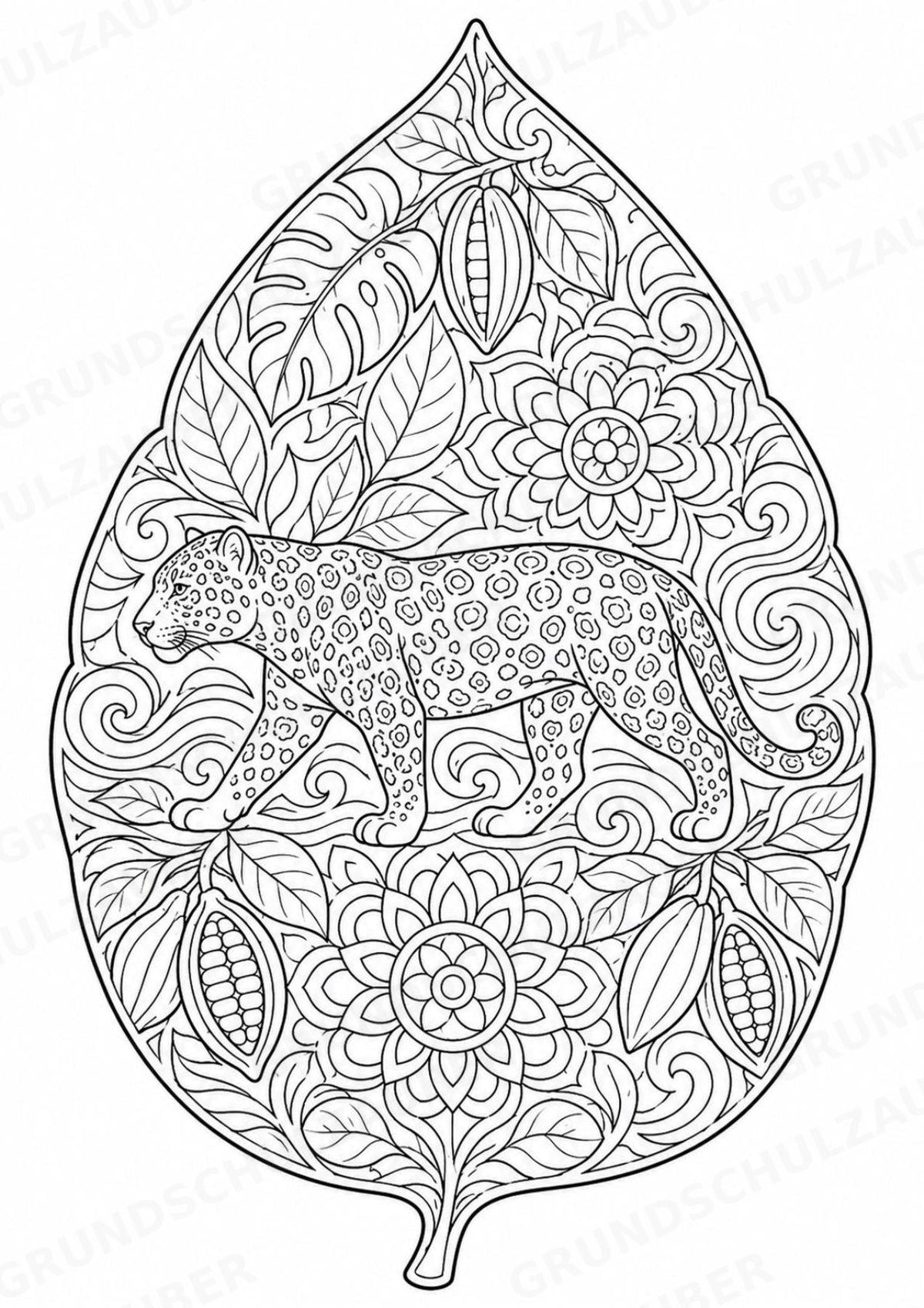 Bolivien Mandalas Ausmalbilder – Länder und Kulturen – 15 Malvorlagen – Materialseite 9
