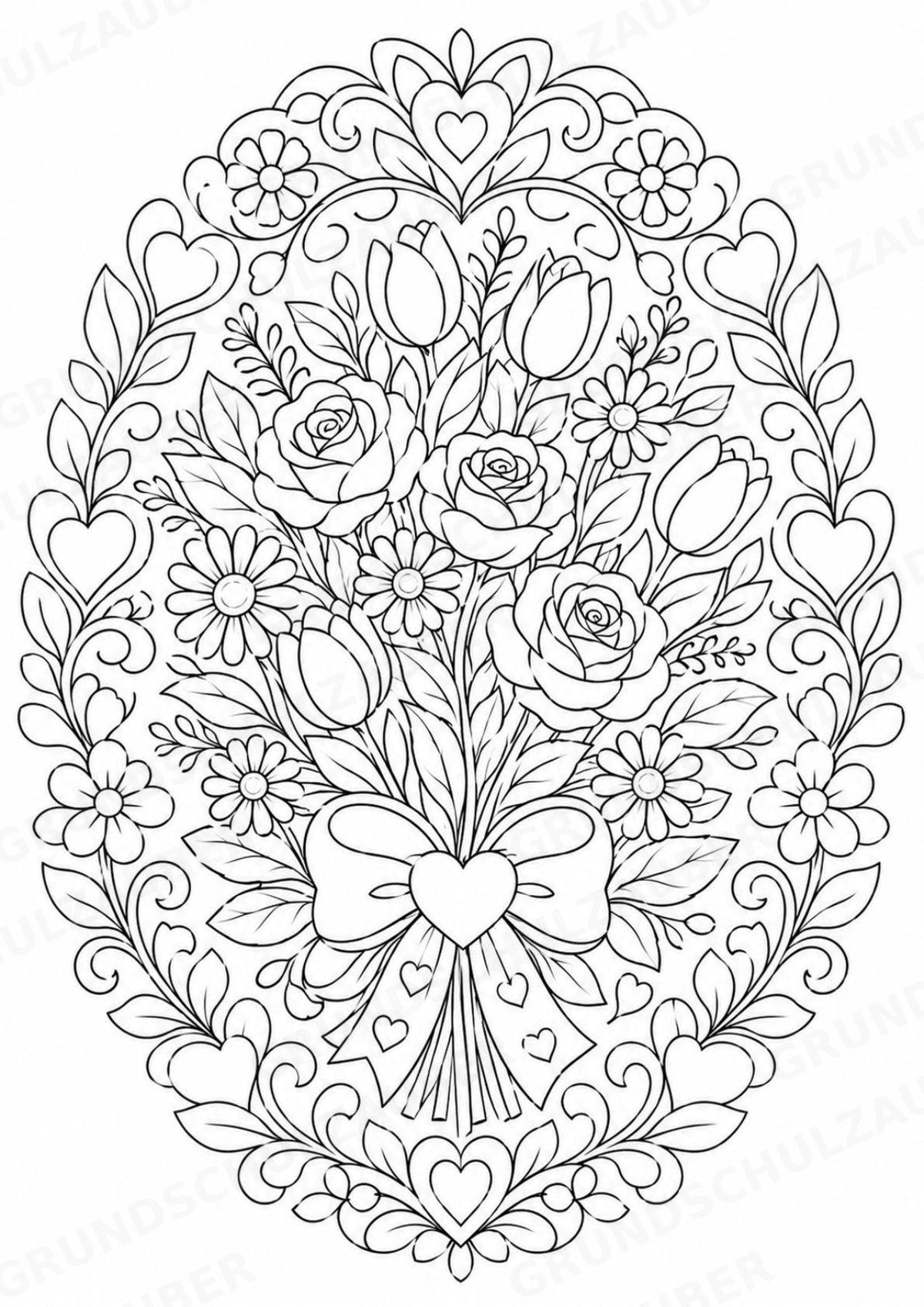 Muttertag Mandalas Ausmalbilder – Feste und Feiertage – 15 Malvorlagen – Materialseite 2