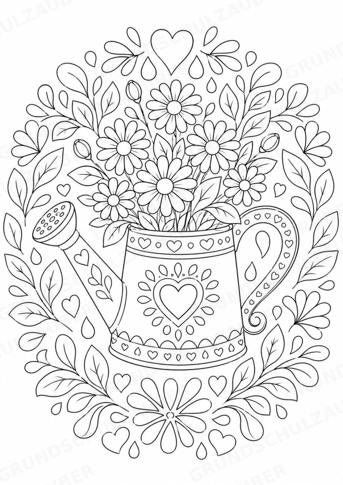 Muttertag Mandalas Ausmalbilder – Feste und Feiertage – 15 Malvorlagen – Materialseite 13