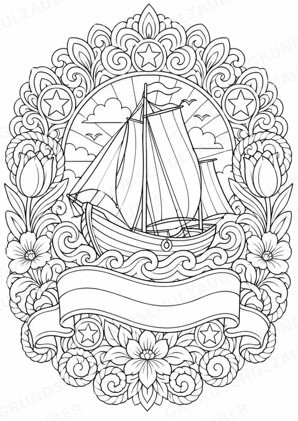 Niederlande Mandalas Ausmalbilder – Länder und Kulturen – 15 Malvorlagen – Materialseite 14