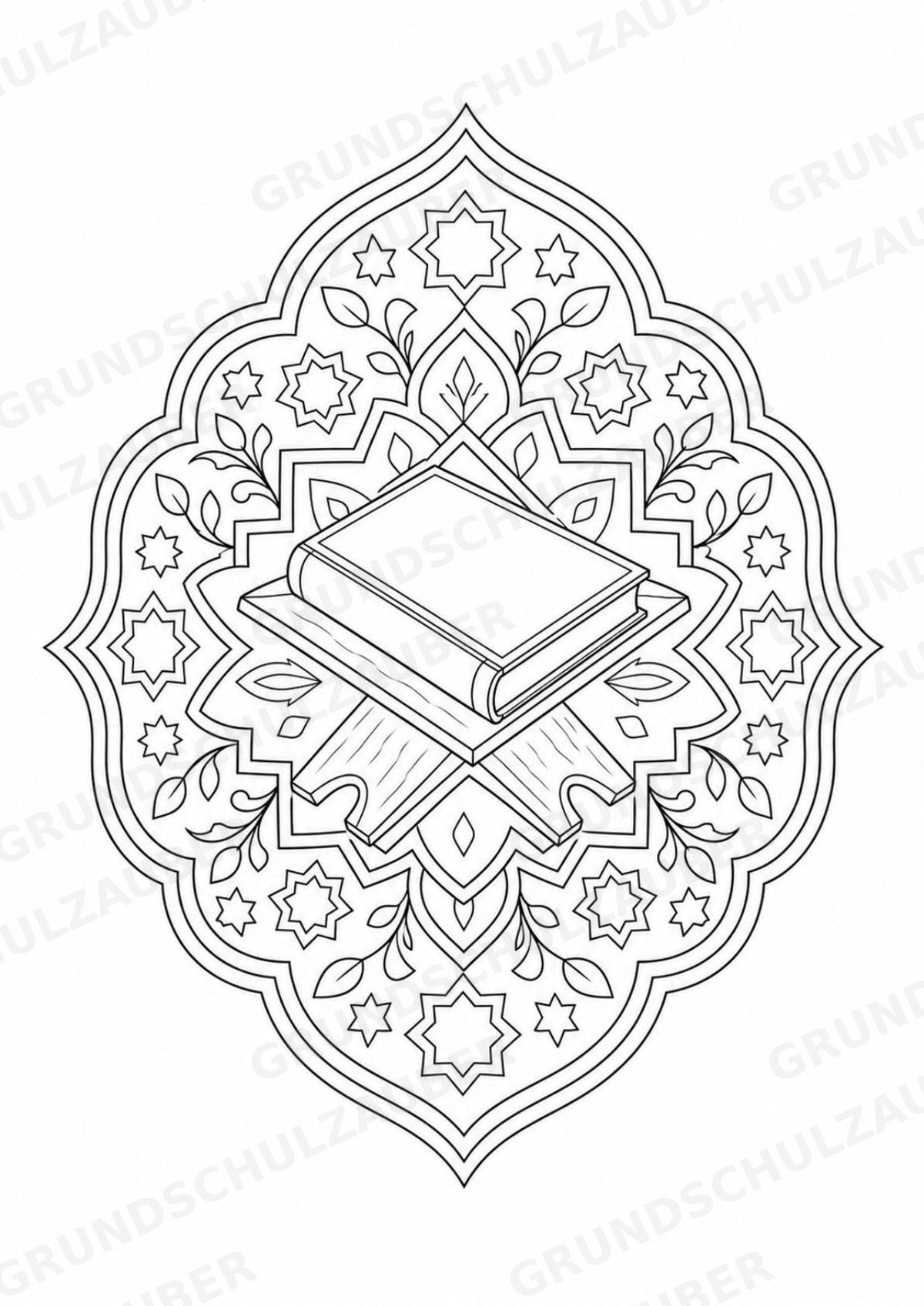 Ramadan Mandalas Ausmalbilder – Religion – 15 Malvorlagen – Materialseite 11