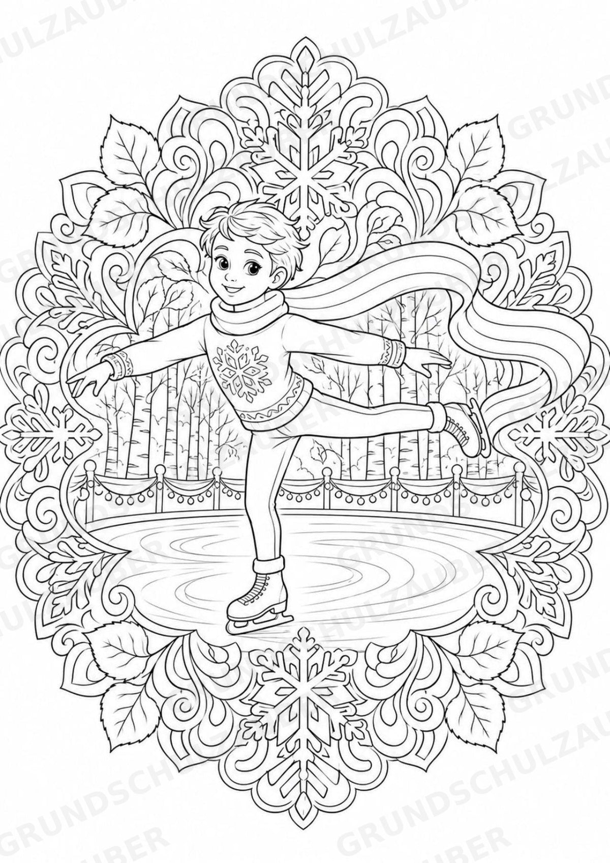 Russland Mandalas Ausmalbilder – Länder und Kulturen – 15 Malvorlagen – Materialseite 10