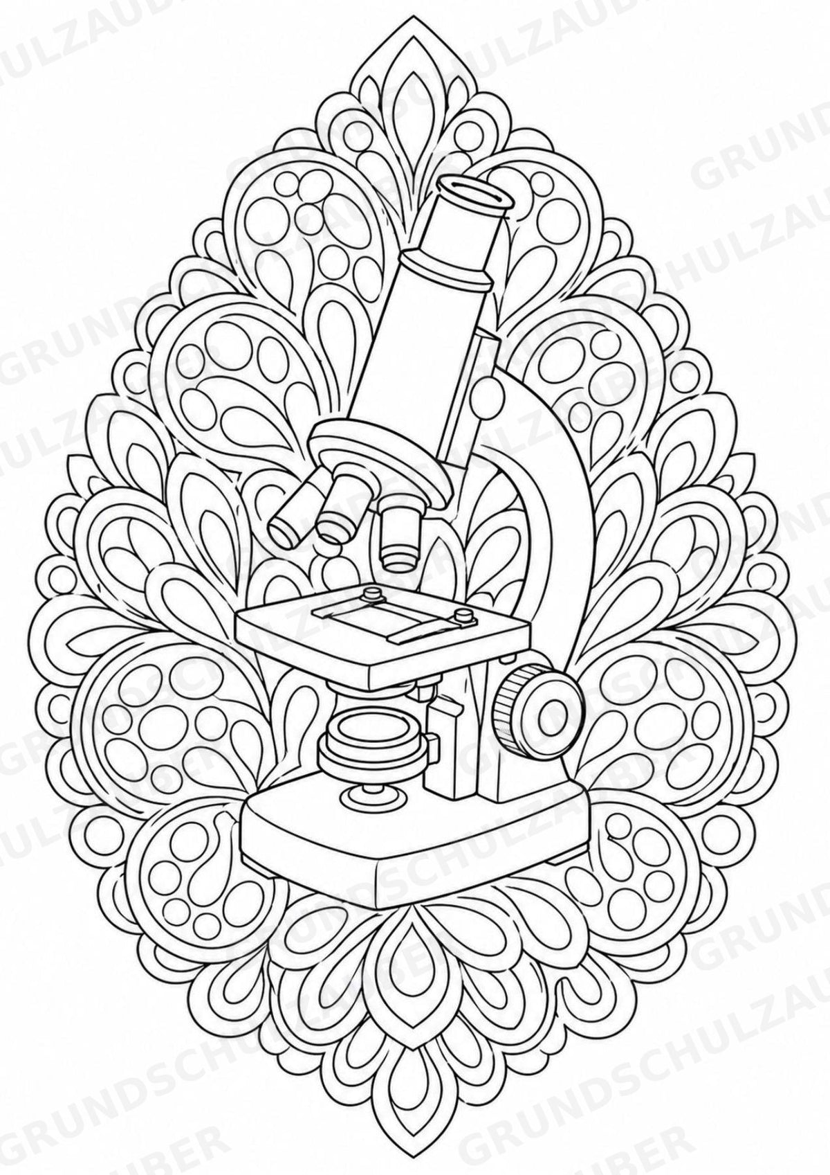 Schulstart Mandalas Ausmalbilder – Schulbeginn – 15 Malvorlagen – Materialseite 15