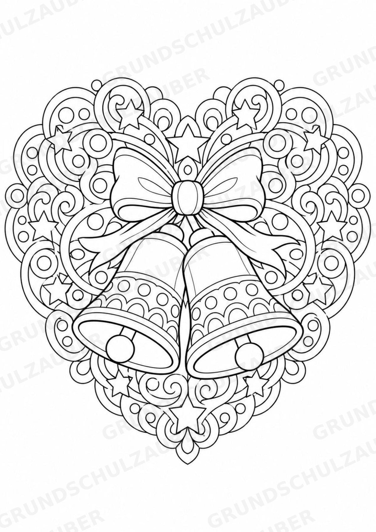 Silvester Mandalas Ausmalbilder – Feste und Feiertage – 15 Malvorlagen – Materialseite 15