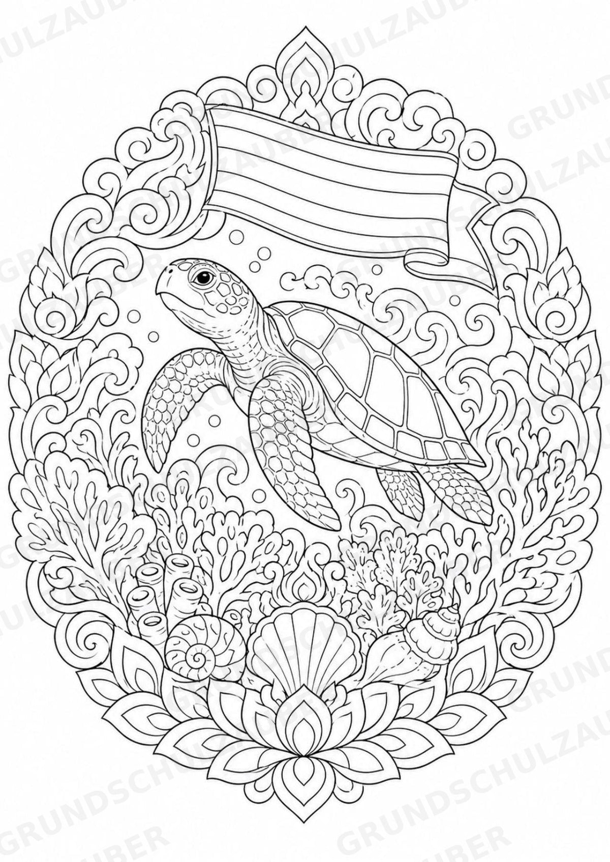 Thailand Mandalas Ausmalbilder – Länder und Kulturen – 15 Malvorlagen – Materialseite 14