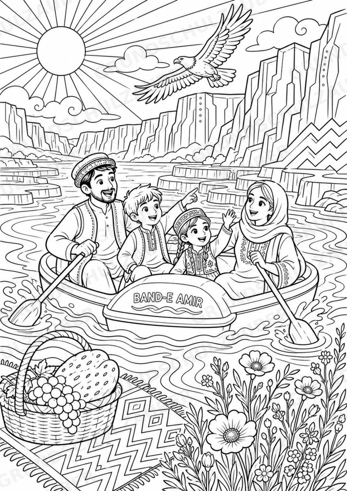 Afghanistan POP Art Ausmalbilder 15 Malvorlagen – Materialseite 10