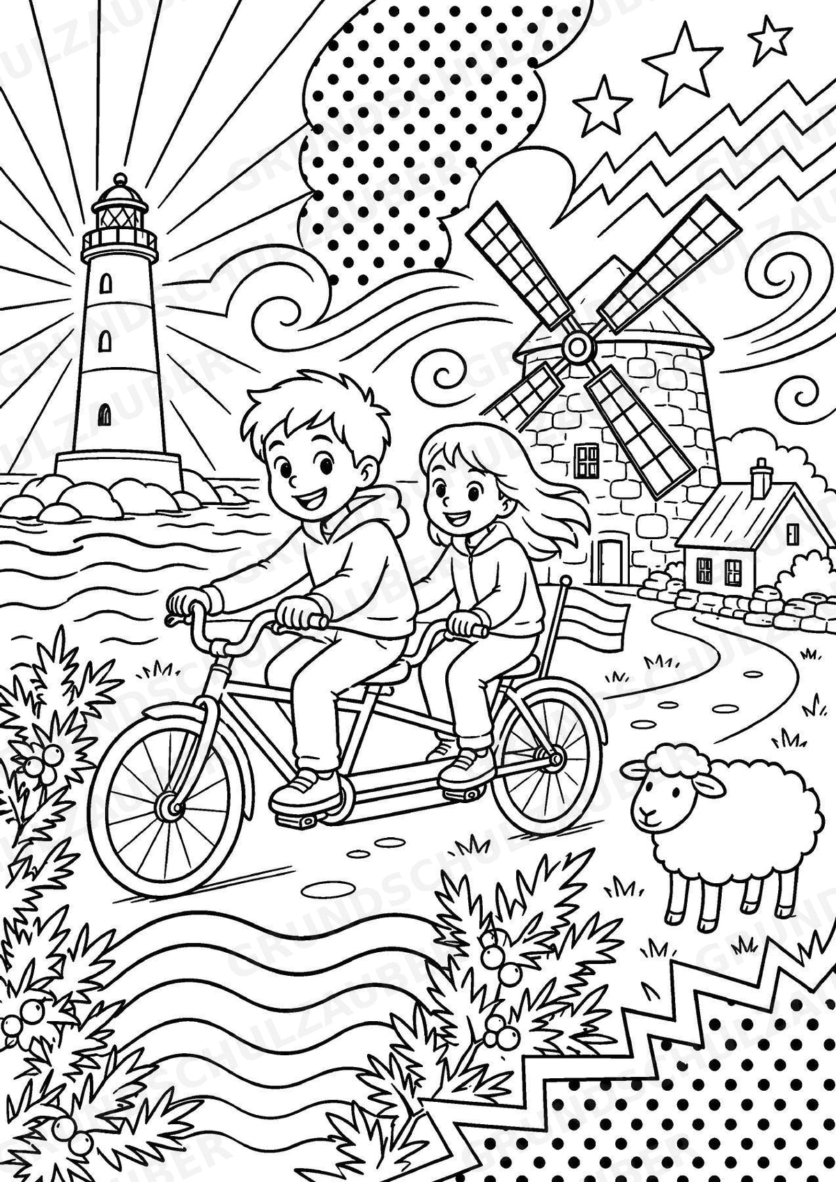 Estland POP Art Ausmalbilder 15 Malvorlagen – Materialseite 5