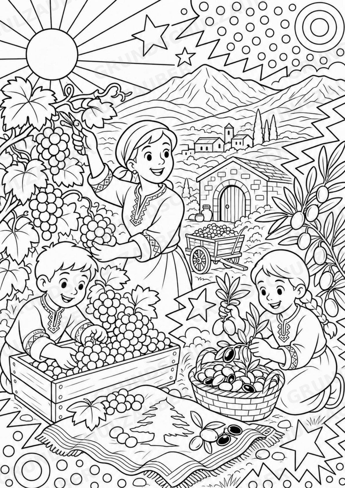 Libanon POP Art Ausmalbilder 15 Malvorlagen – Materialseite 11