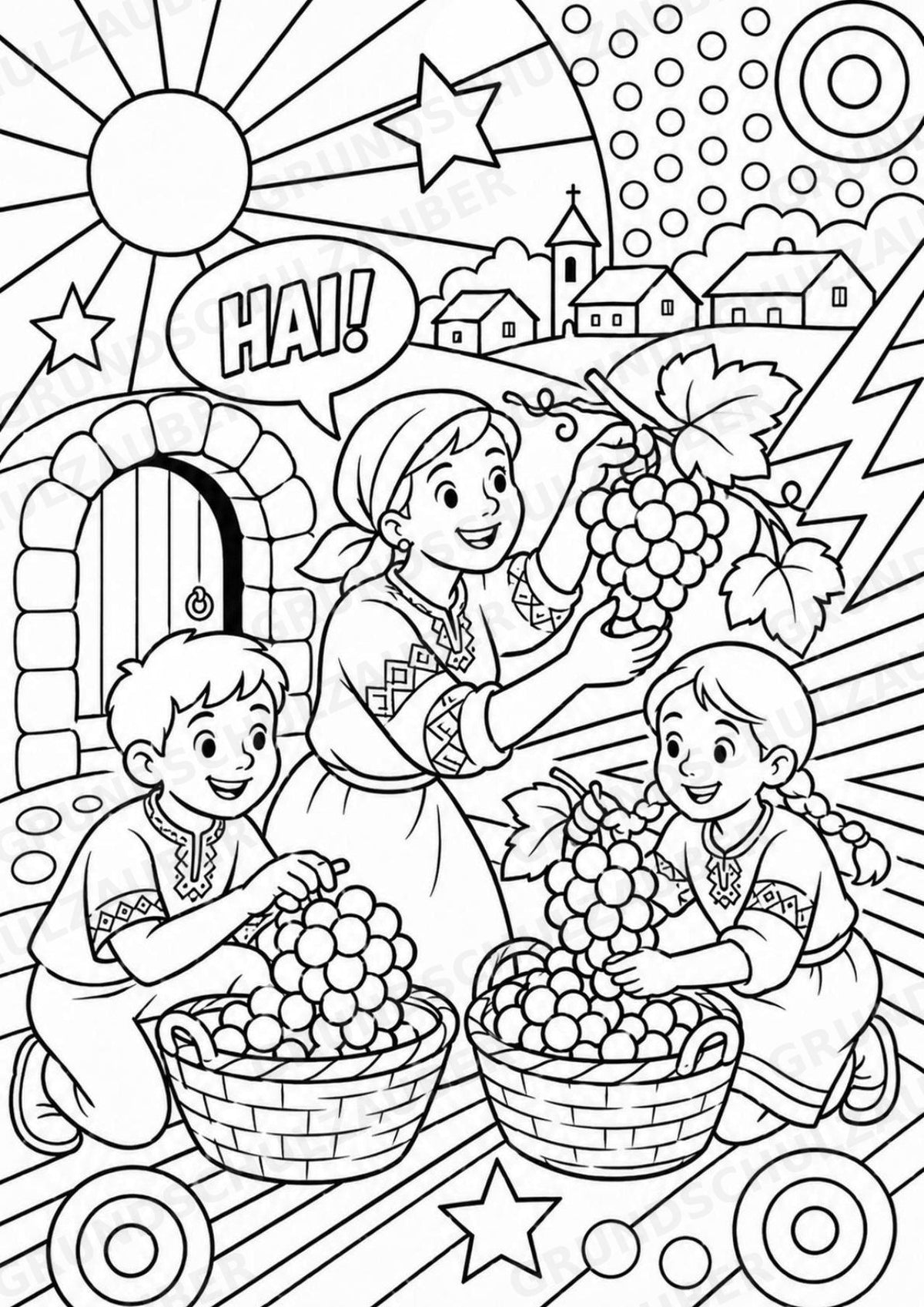 Moldawien POP Art Ausmalbilder 15 Malvorlagen – Materialseite 5