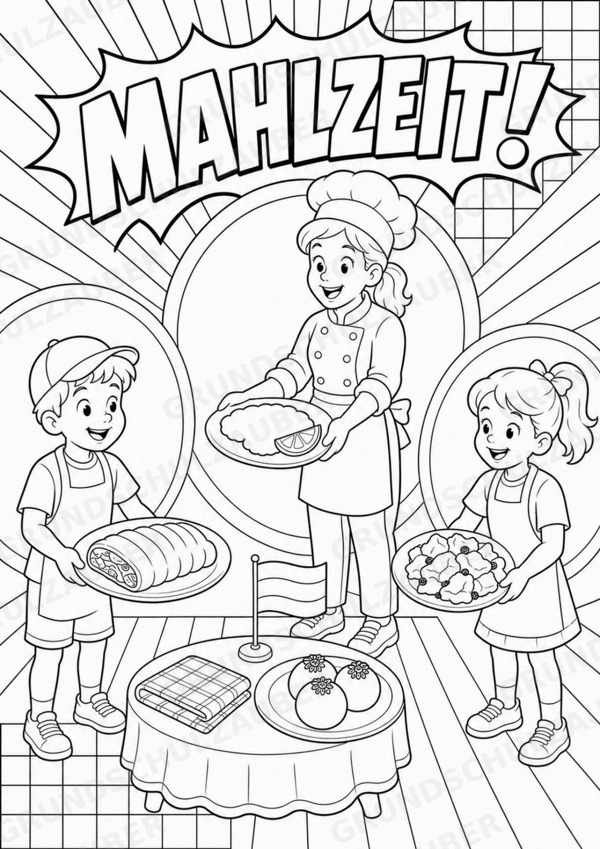 Österreich POP Art Ausmalbilder 15 Malvorlagen – Materialseite 9