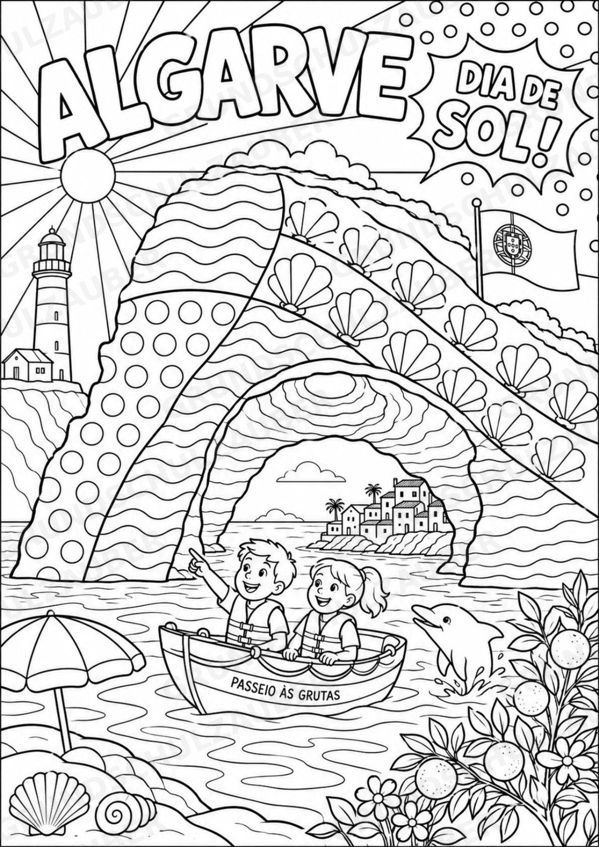 Portugal POP Art Ausmalbilder 15 Malvorlagen – Materialseite 13