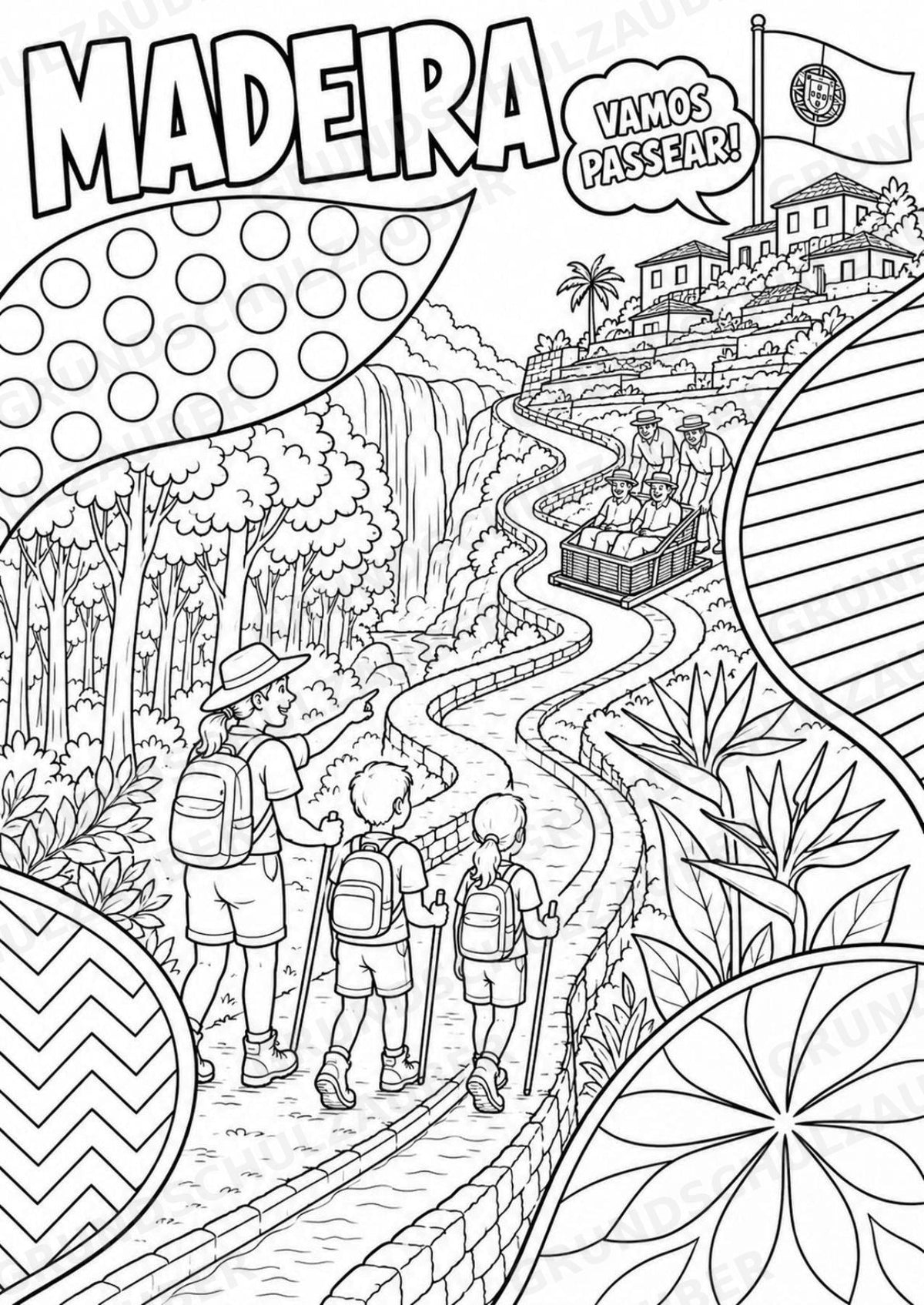 Portugal POP Art Ausmalbilder 15 Malvorlagen – Materialseite 14