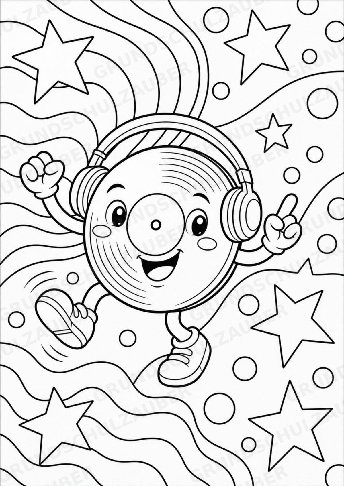 Reggae POP Art Ausmalbilder 15 Malvorlagen – Materialseite 11