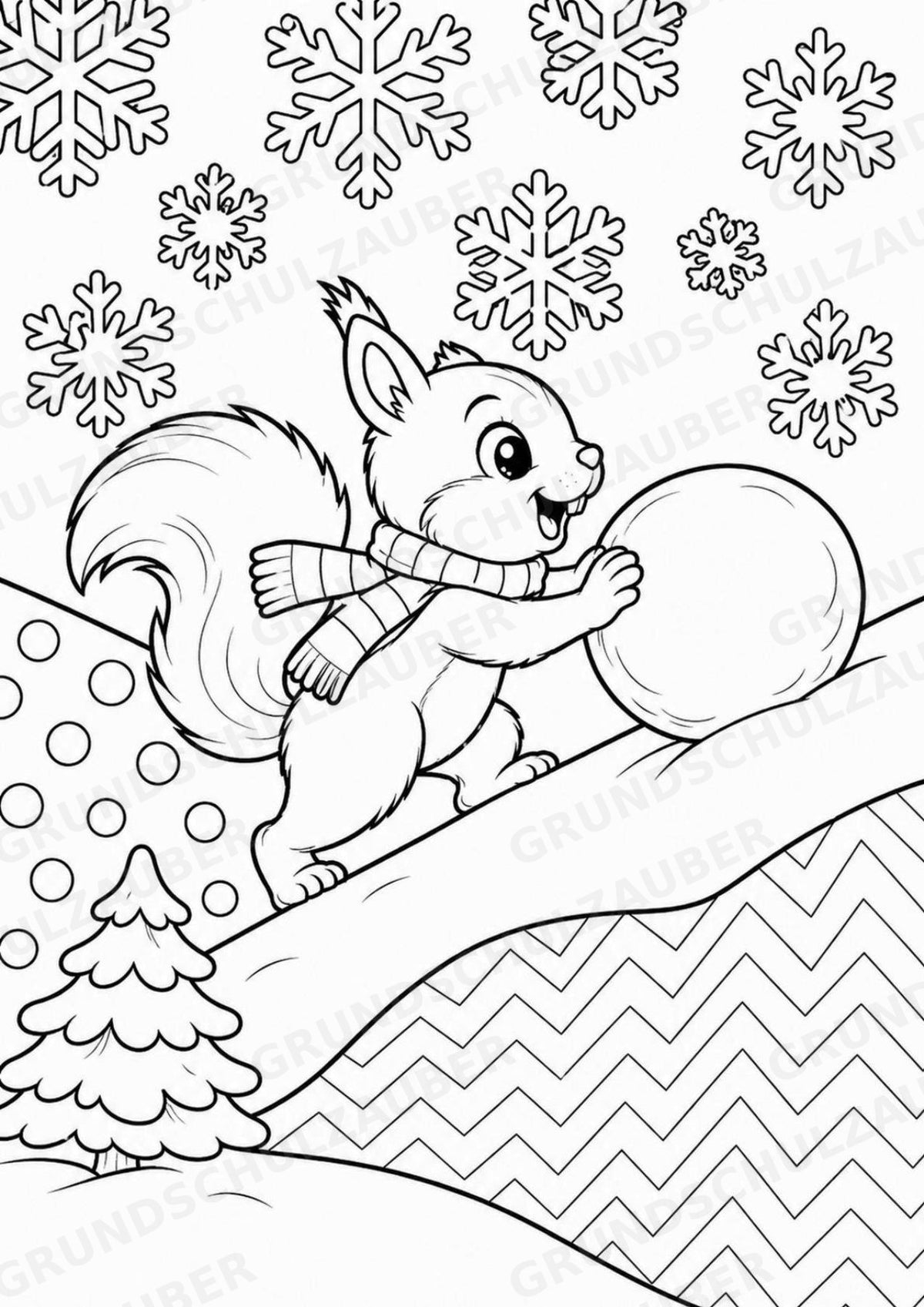 Eichhörnchen POP Art Ausmalbilder 15 Malvorlagen – Materialseite 11