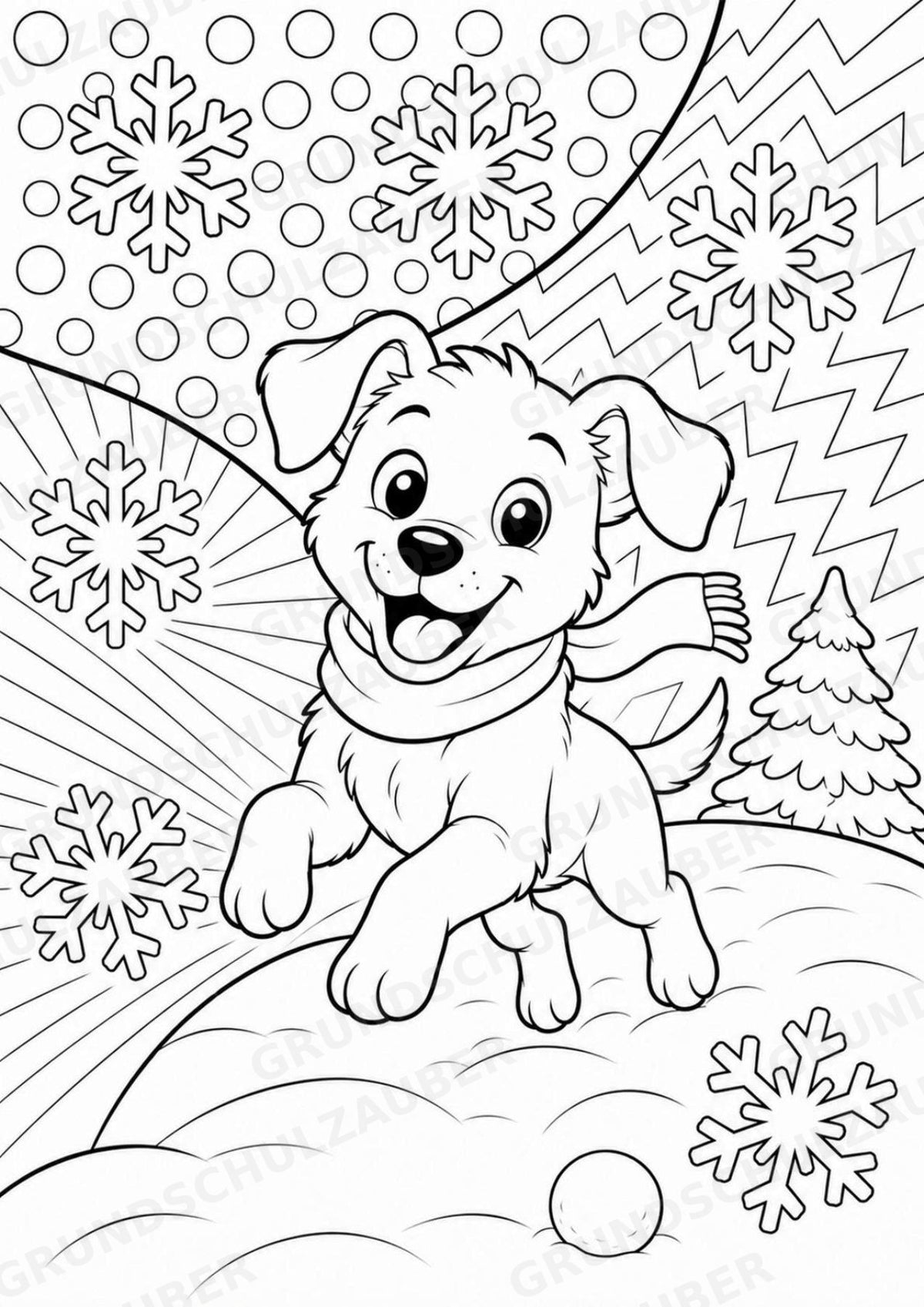 Hund POP Art Ausmalbilder 15 Malvorlagen – Materialseite 11