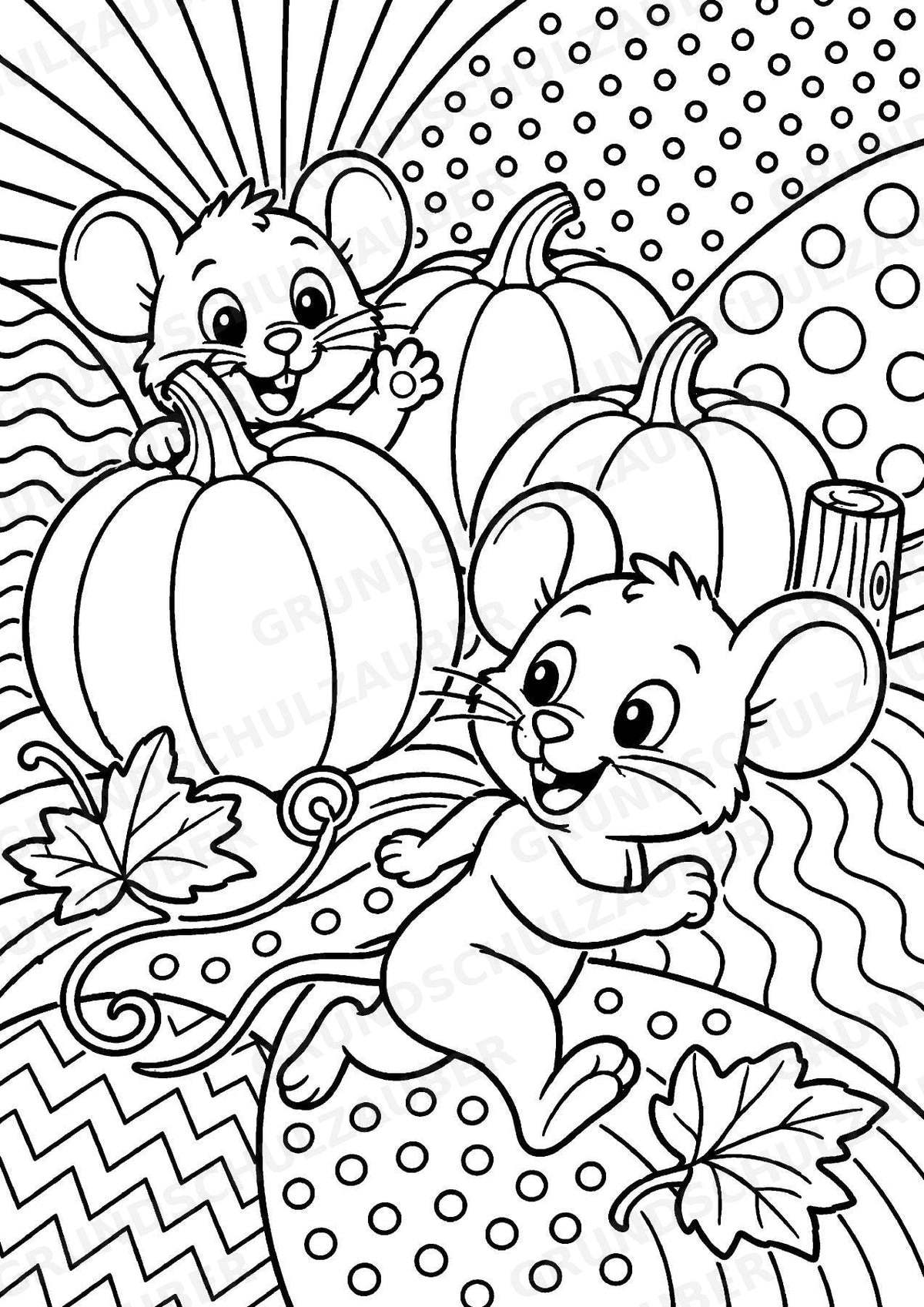 Maus POP Art Ausmalbilder 15 Malvorlagen – Materialseite 5