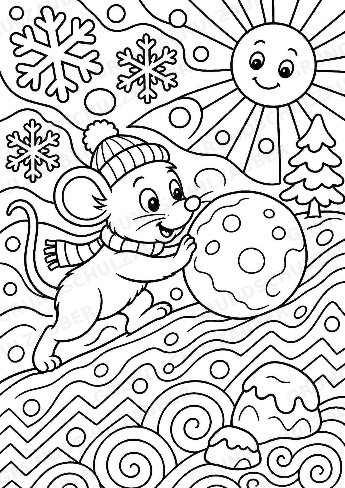 Maus POP Art Ausmalbilder 15 Malvorlagen – Materialseite 14
