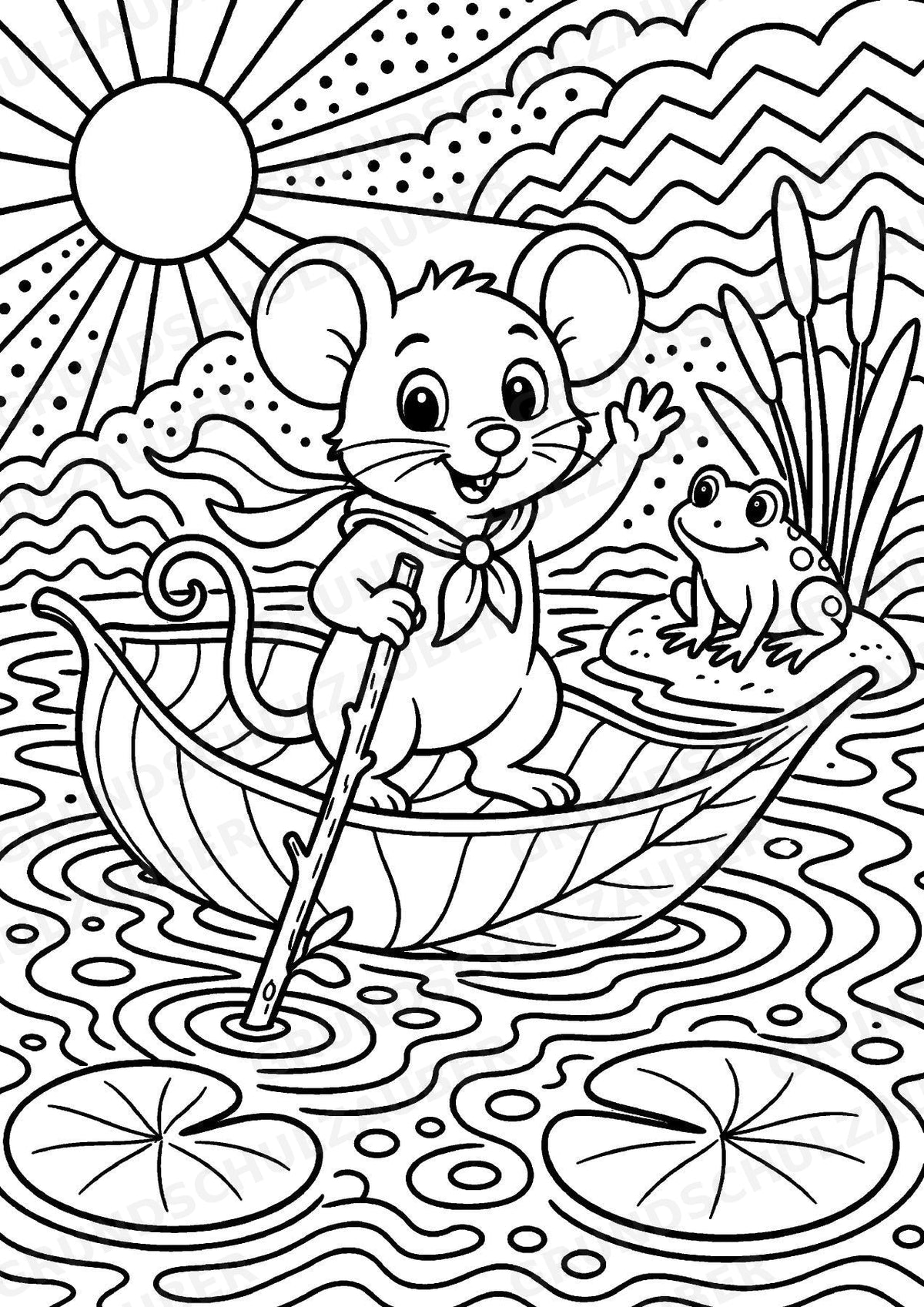 Maus POP Art Ausmalbilder 15 Malvorlagen – Materialseite 16