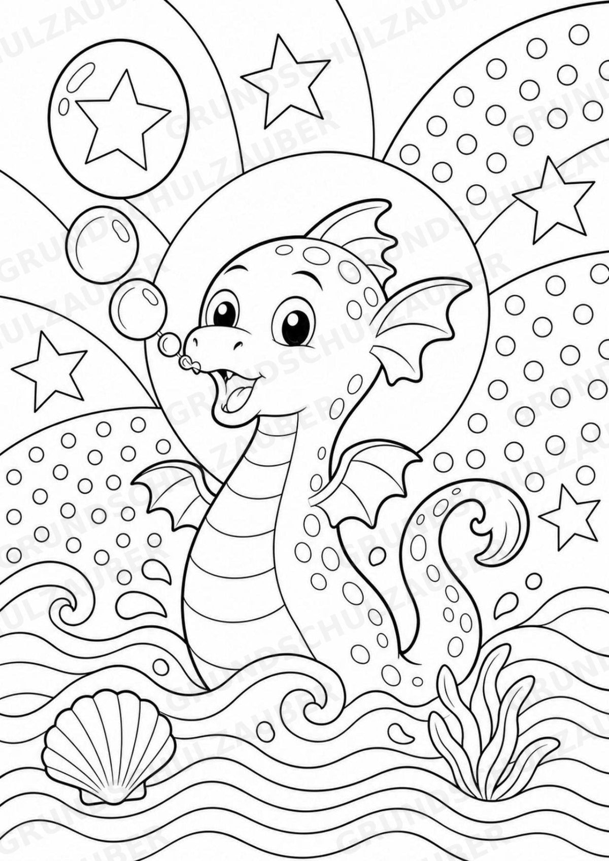 Monster POP Art Ausmalbilder 15 Malvorlagen – Materialseite 8