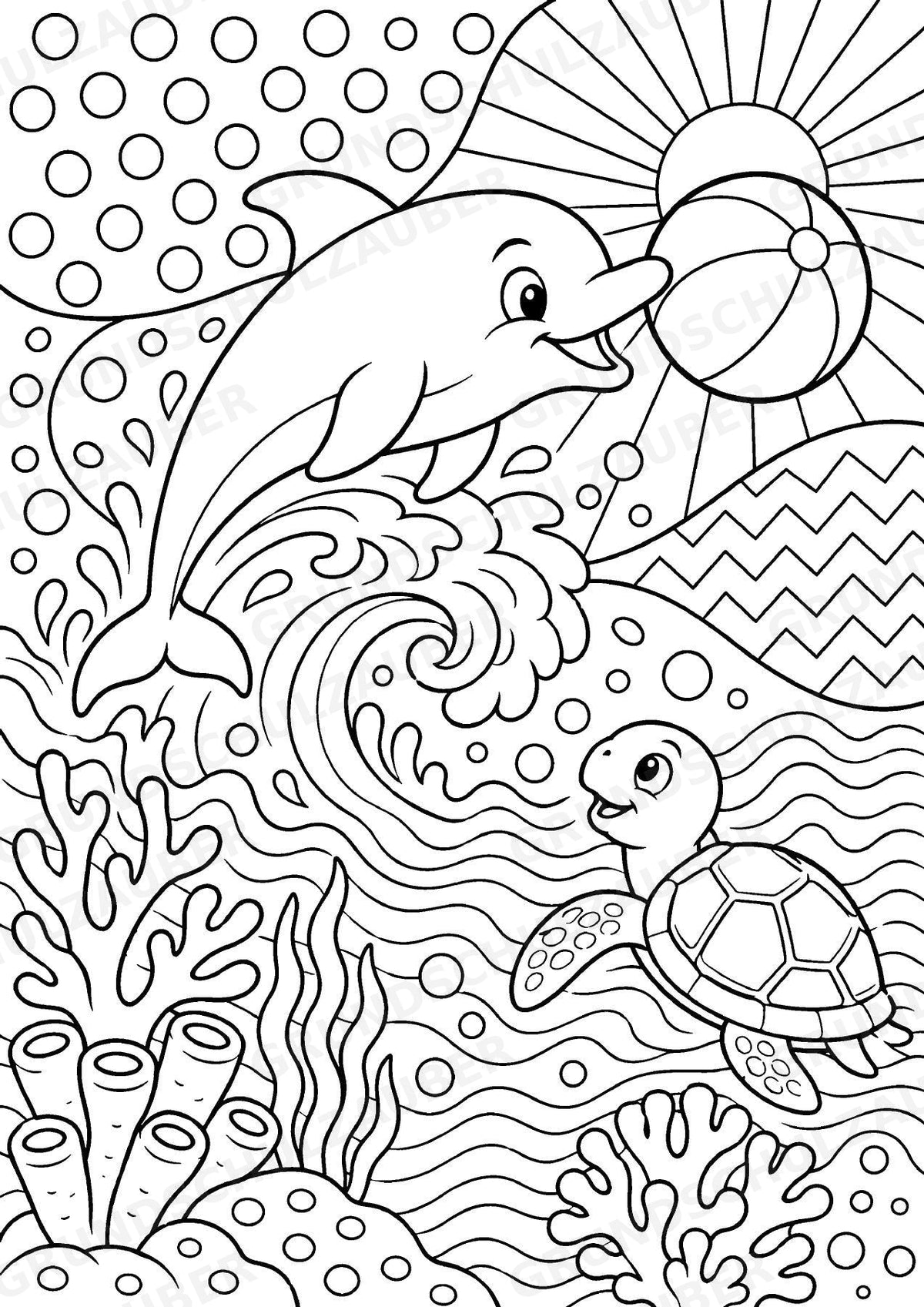 Tiere POP Art Ausmalbilder 15 Malvorlagen – Materialseite 9