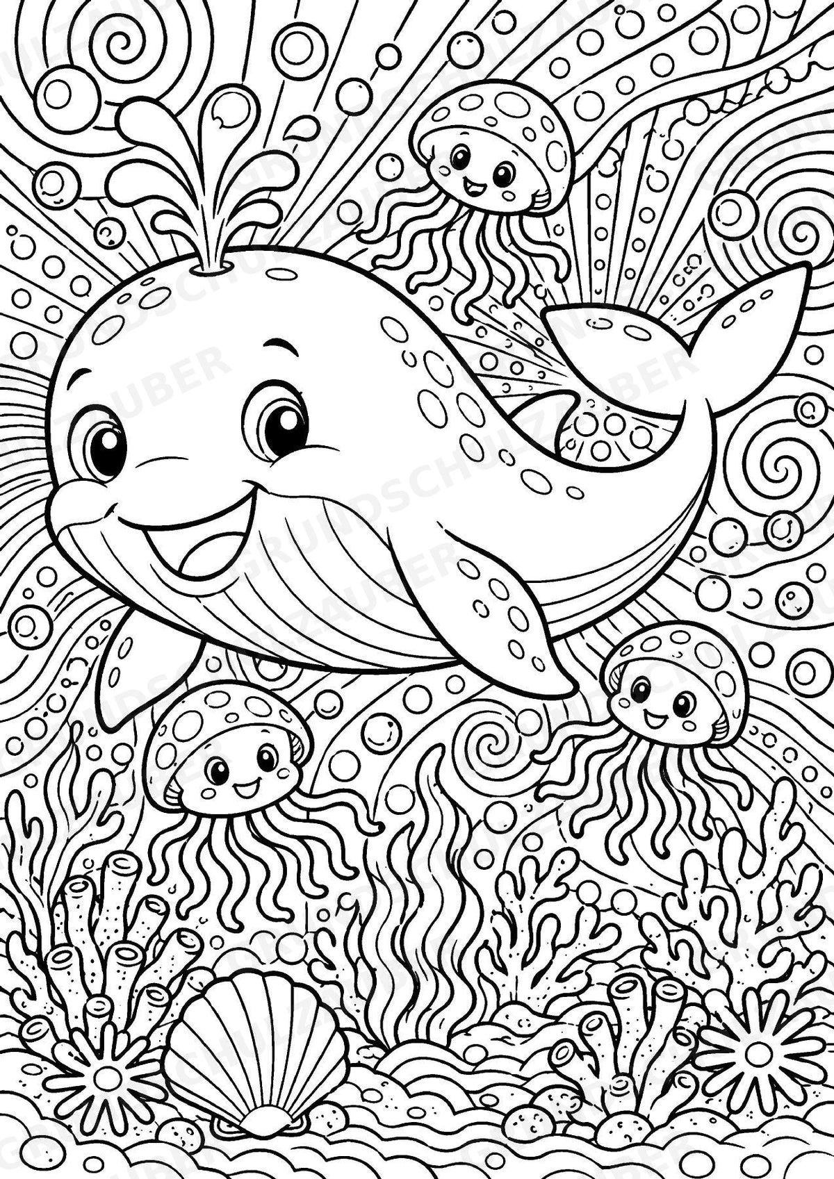 Wal POP Art Ausmalbilder 15 Malvorlagen – Materialseite 8