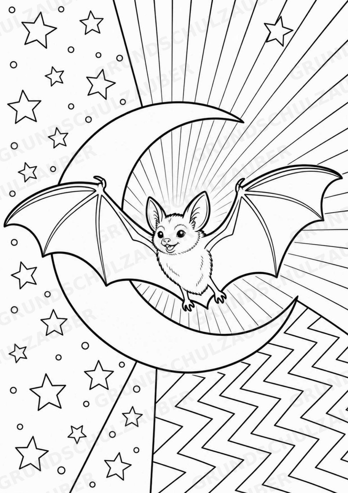 Halloween POP Art Ausmalbilder 15 Malvorlagen – Materialseite 5