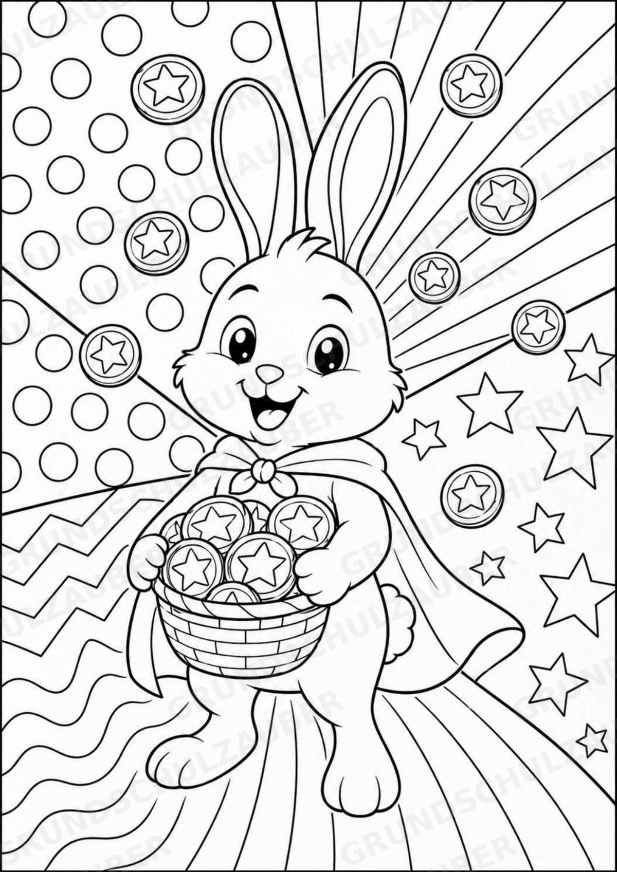 Märchen POP Art Ausmalbilder 15 Malvorlagen – Materialseite 14