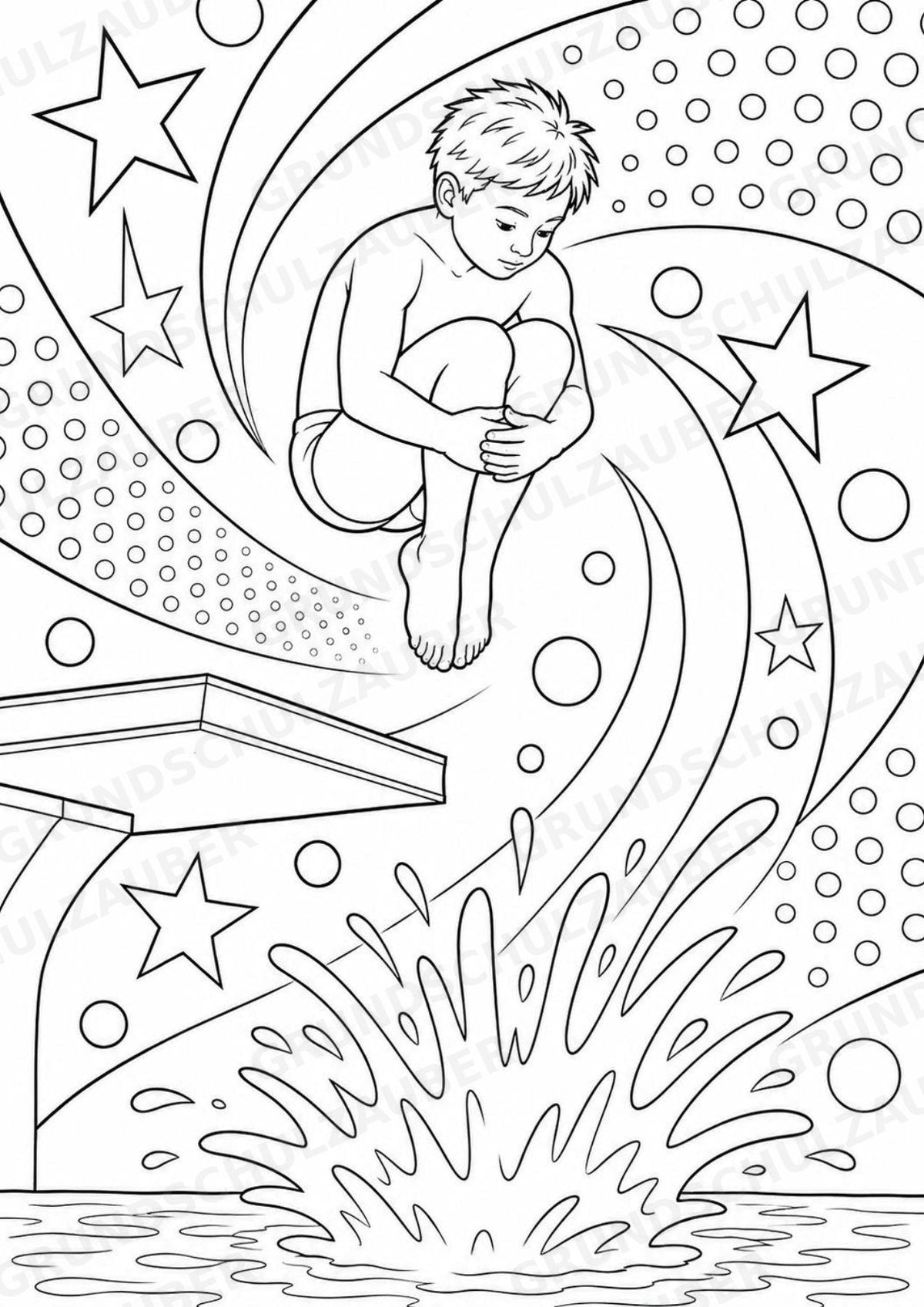 Olympische Spiele POP Art Ausmalbilder 15 Malvorlagen – Materialseite 8