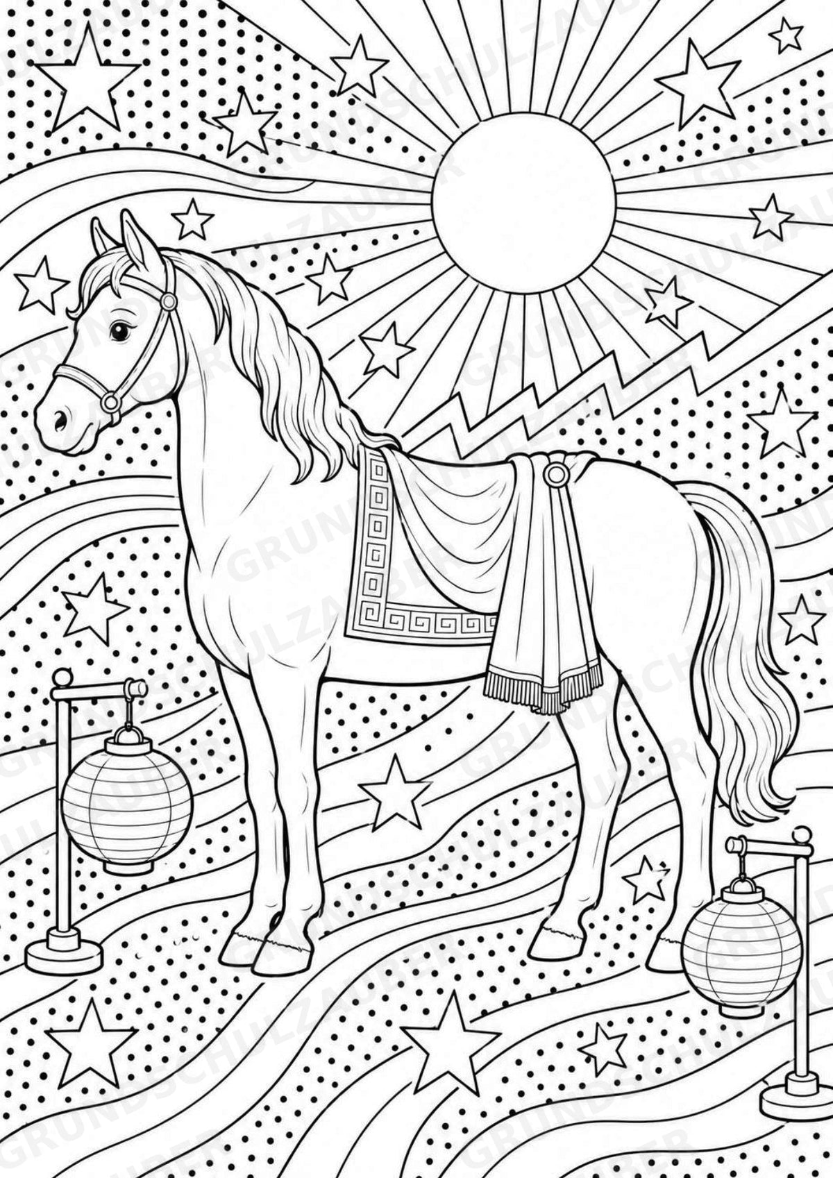 Sankt Martin POP Art Ausmalbilder 15 Malvorlagen – Materialseite 7