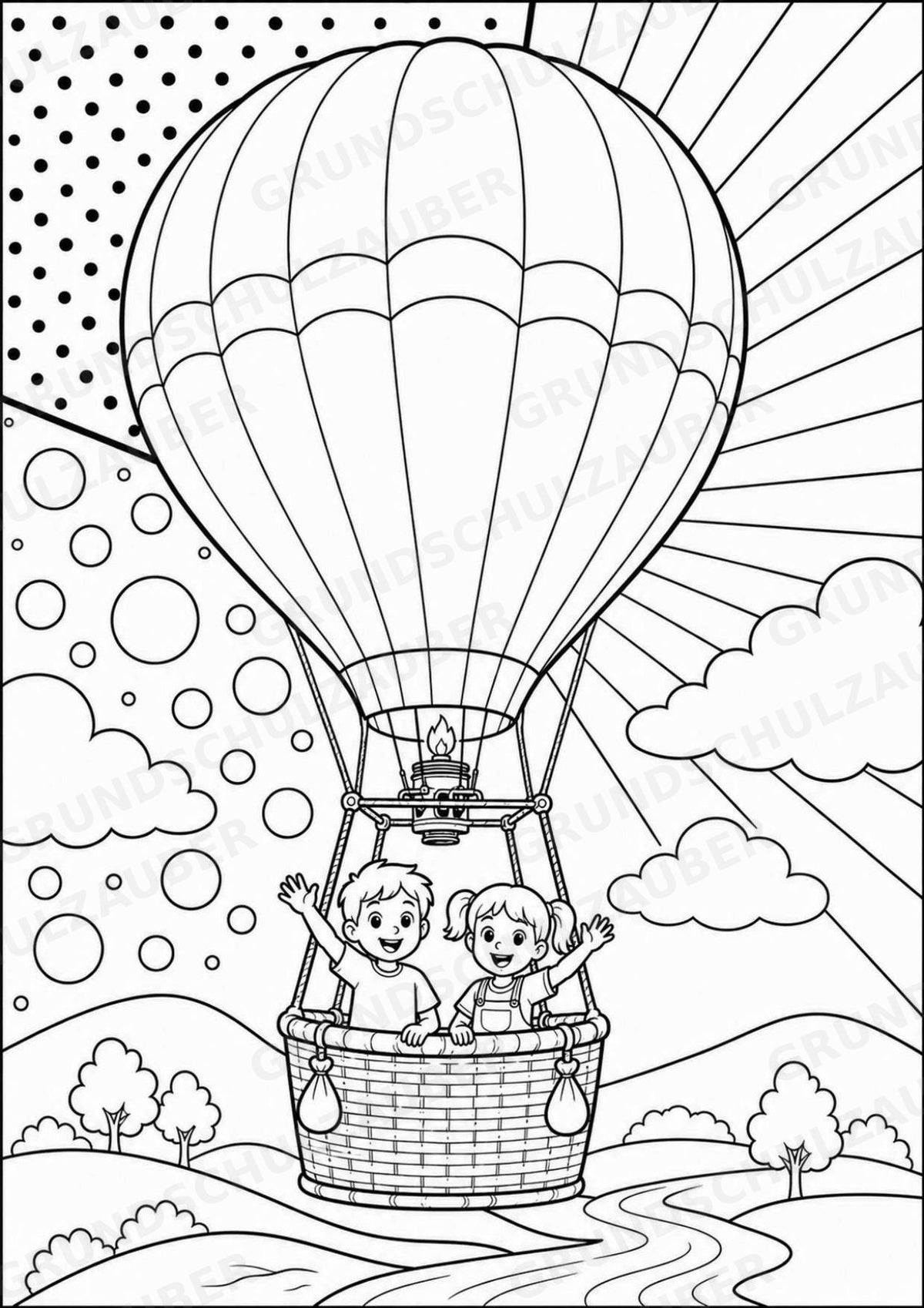 Transportmittel POP Art Ausmalbilder 15 Malvorlagen – Materialseite 13