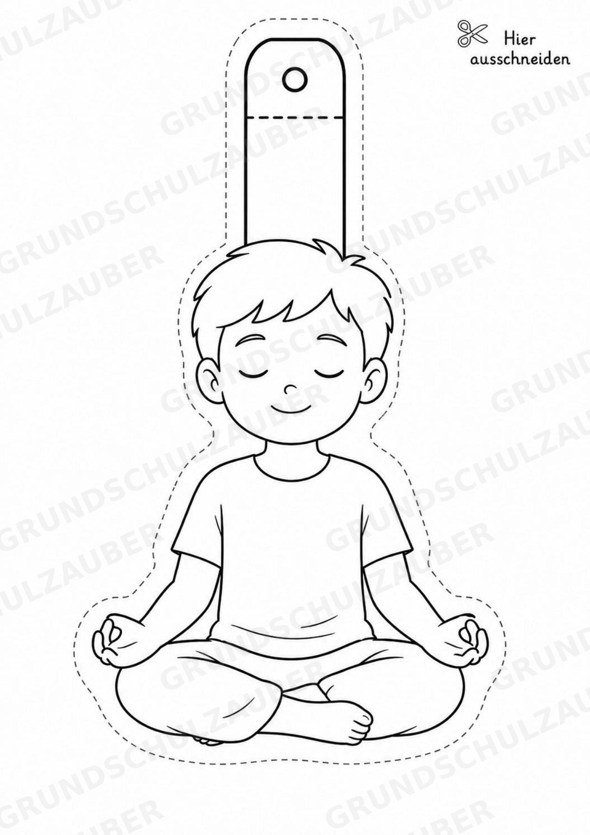 Buddhismus Girlande Fensterdeko Basteln Ausmalbild Ausschneiden 15 Vorlagen – Materialseite 5