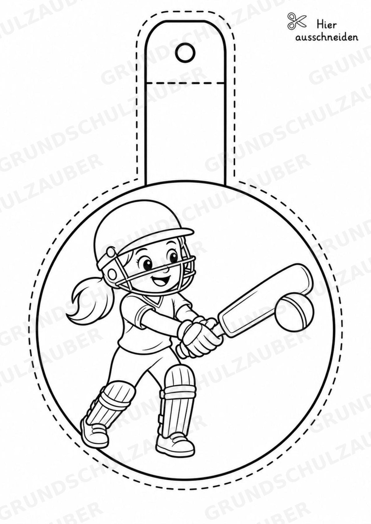 Cricket Girlande Fensterdeko Basteln Ausmalbild Ausschneiden 15 Vorlagen – Materialseite 6