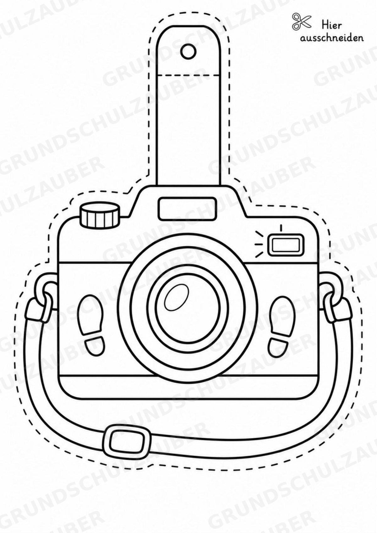 Detektiv Girlande Fensterdeko Basteln Ausmalbild Ausschneiden 15 Vorlagen – Materialseite 13