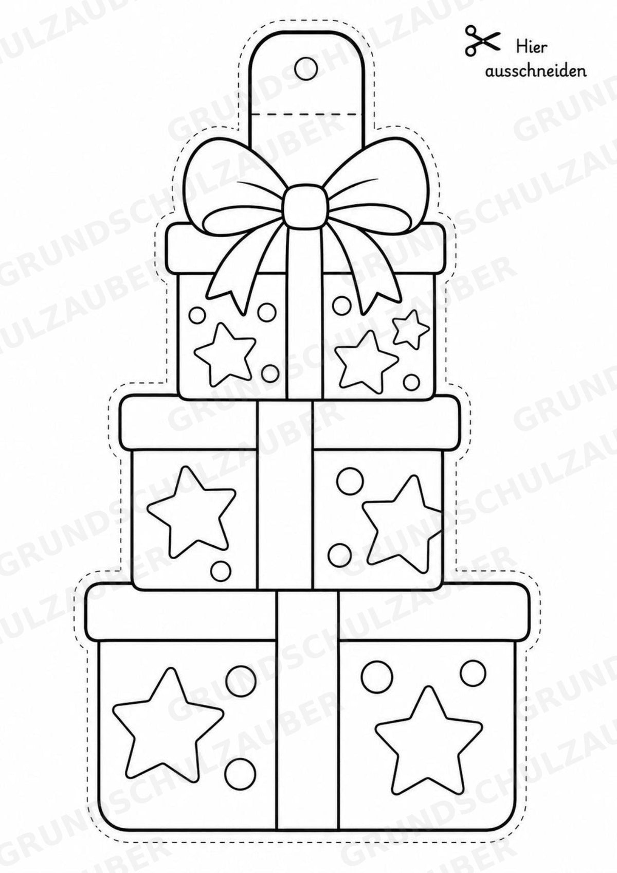 Geburtstag – Fensterdeko – Basteln – Ausmalbild – Ausschneiden – 15 Vorlagen – Materialseite 12