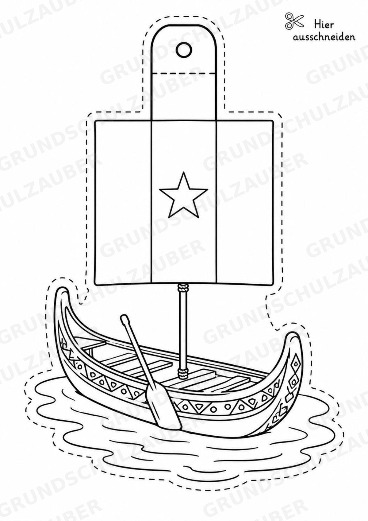 Kamerun – Fensterdeko – Basteln – Ausmalbild – Ausschneiden – 15 Vorlagen – Materialseite 11