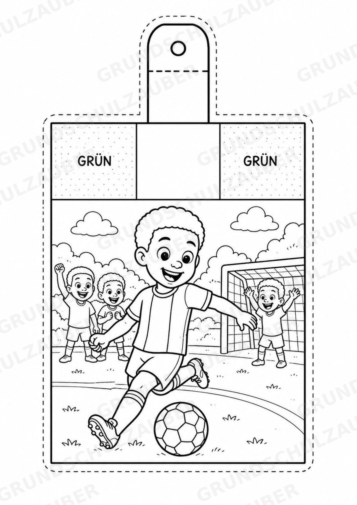 Nigeria – Fensterdeko – Basteln – Ausmalbild – Ausschneiden – 15 Vorlagen – Materialseite 13
