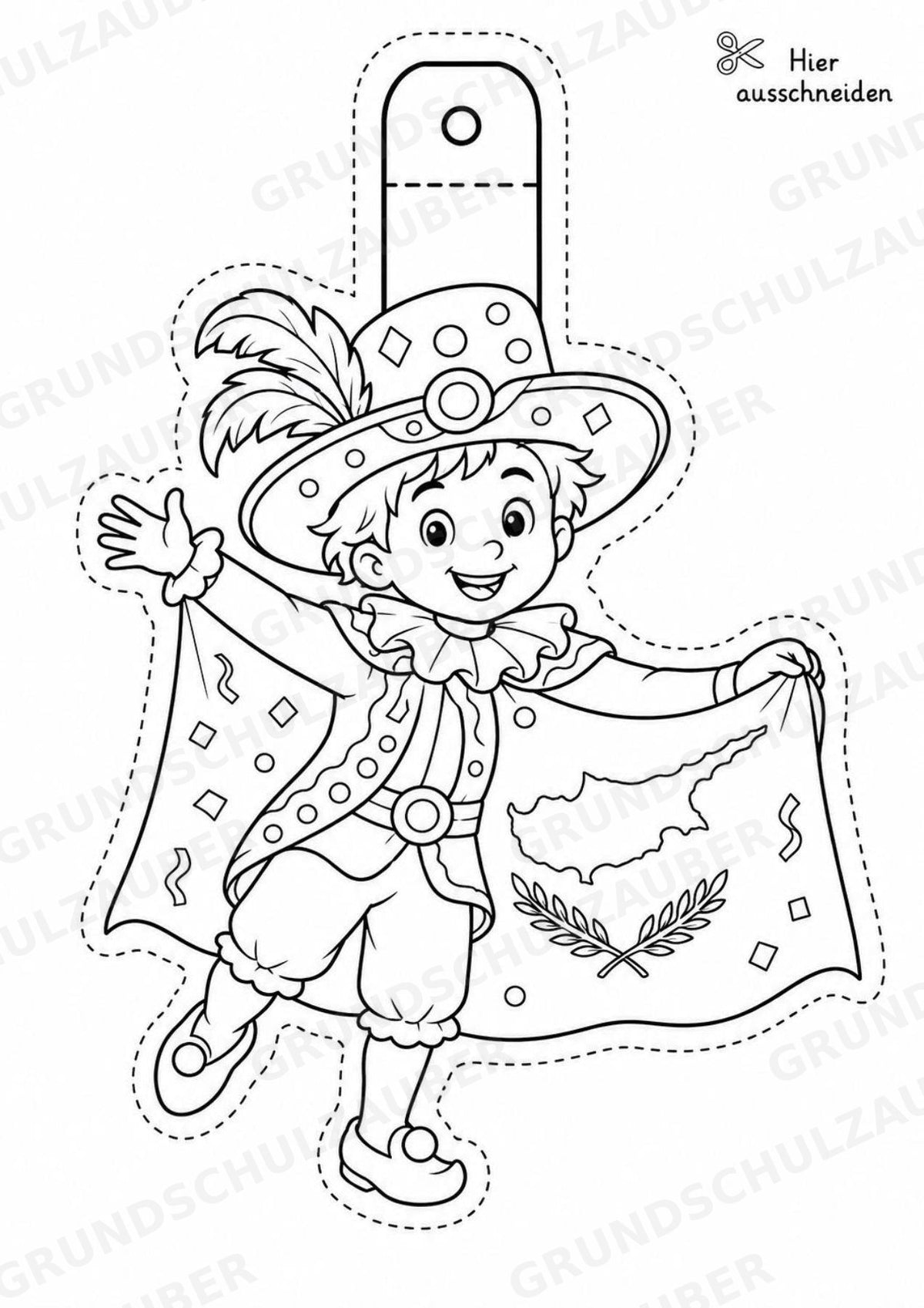 Zypern – Fensterdeko – Basteln – Ausmalbild – Ausschneiden – 15 Vorlagen – Materialseite 10