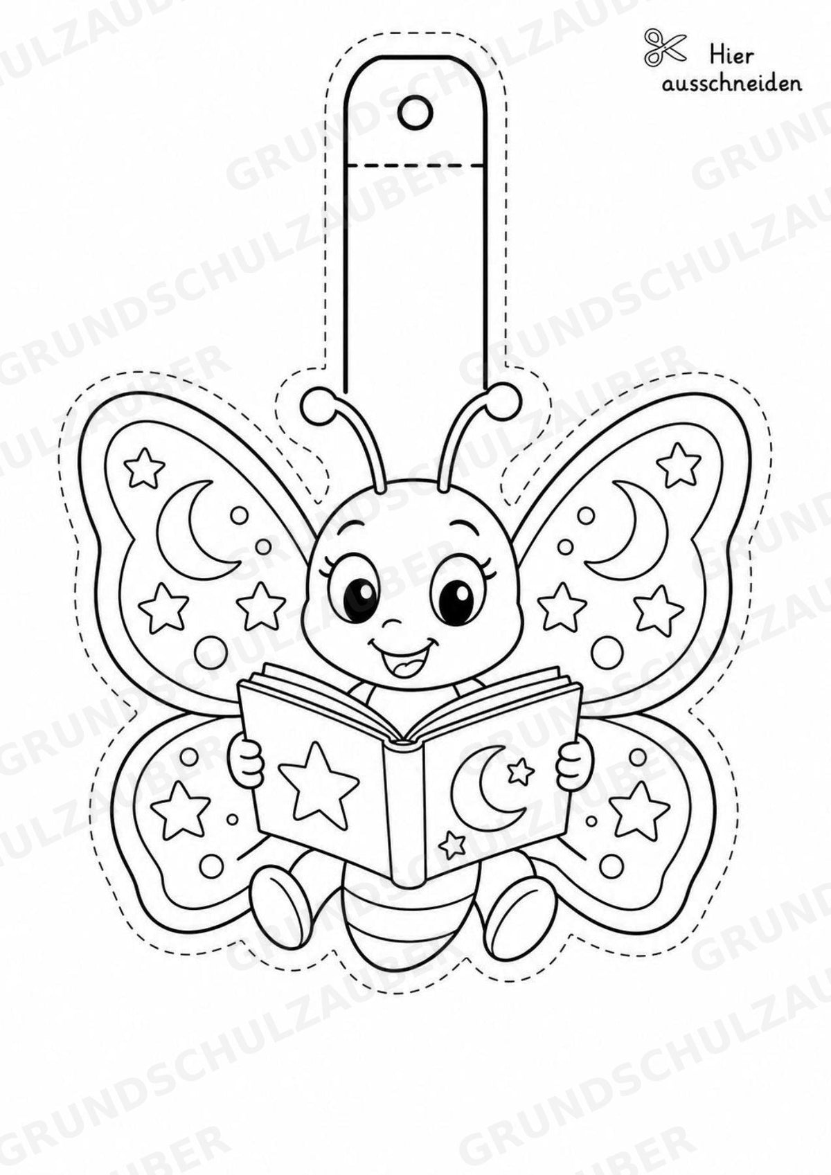 Schmetterling – Fensterdeko – Basteln – Ausmalbild – Ausschneiden – 15 Vorlagen – Materialseite 3