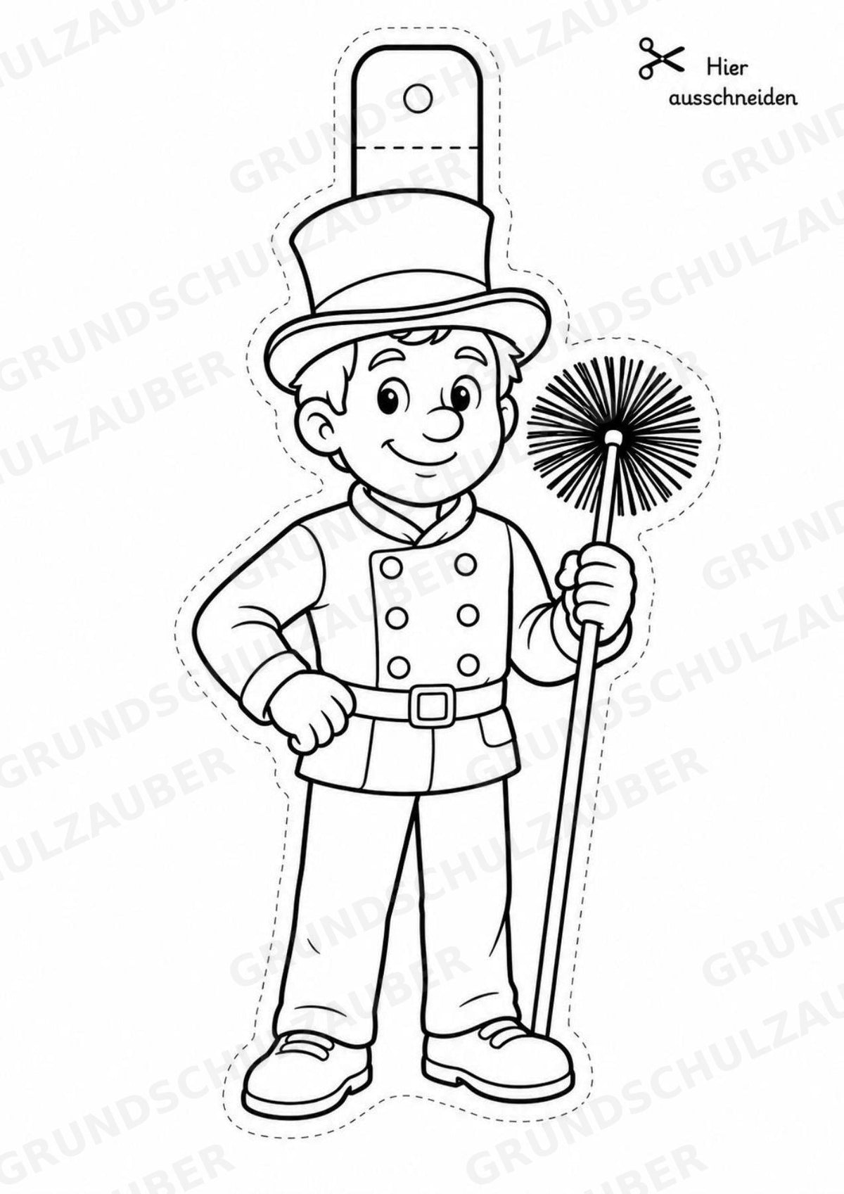 Silvester – Fensterdeko – Basteln – Ausmalbild – Ausschneiden – 15 Vorlagen – Materialseite 9