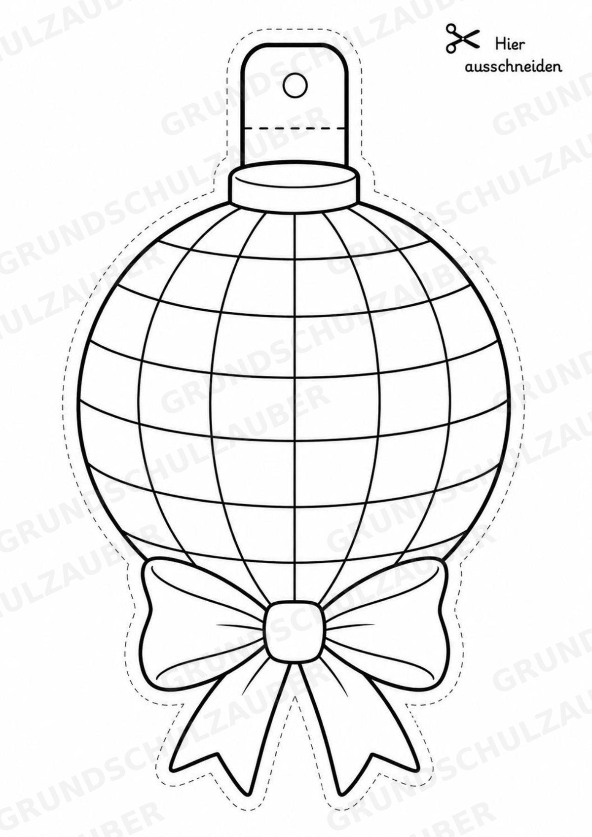 Silvester – Fensterdeko – Basteln – Ausmalbild – Ausschneiden – 15 Vorlagen – Materialseite 12