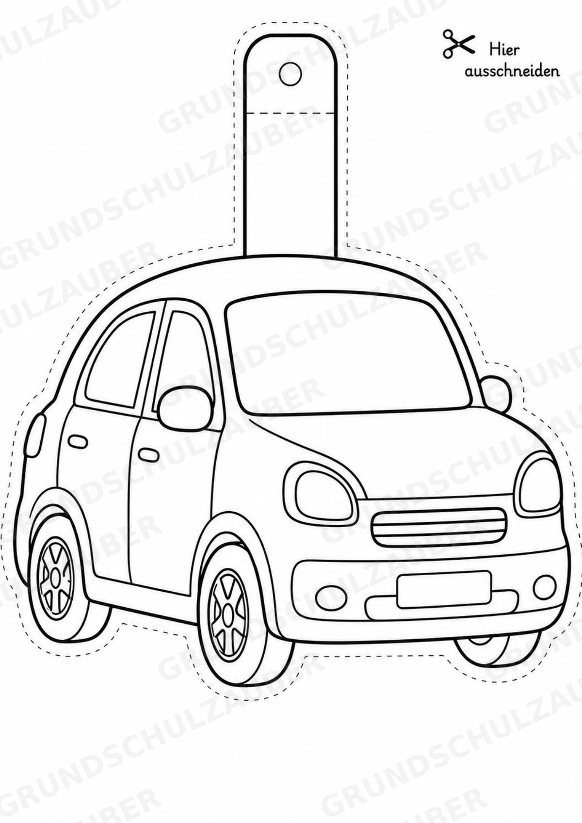 Transportmittel – Fensterdeko – Basteln – Ausmalbild – Ausschneiden – 15 Vorlagen – Materialseite 2