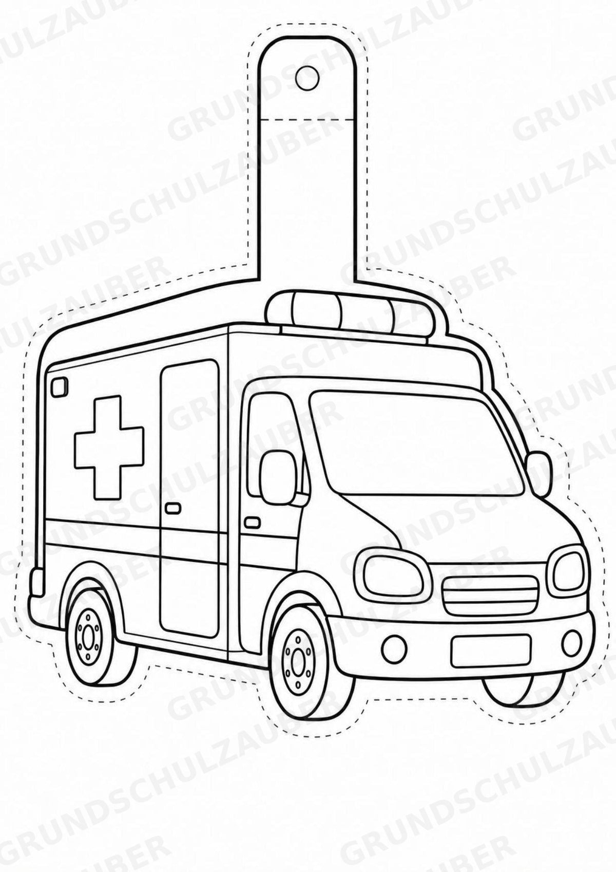 Transportmittel – Fensterdeko – Basteln – Ausmalbild – Ausschneiden – 15 Vorlagen – Materialseite 10