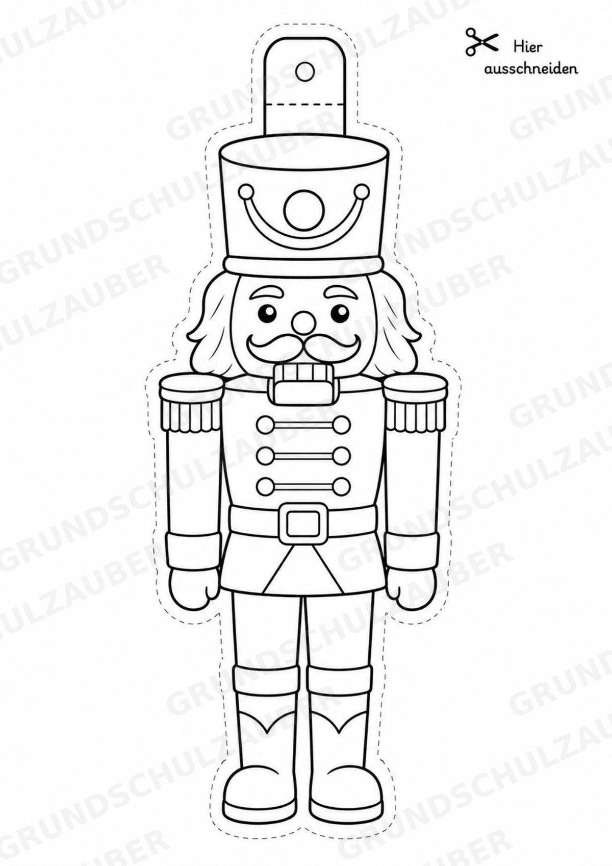Weihnachten – Fensterdeko – Basteln – Ausmalbild – Ausschneiden – 15 Vorlagen – Materialseite 13