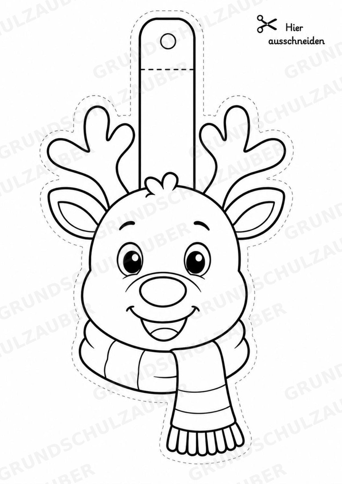 Winter – Fensterdeko – Basteln – Ausmalbild – Ausschneiden – 15 Vorlagen – Materialseite 11