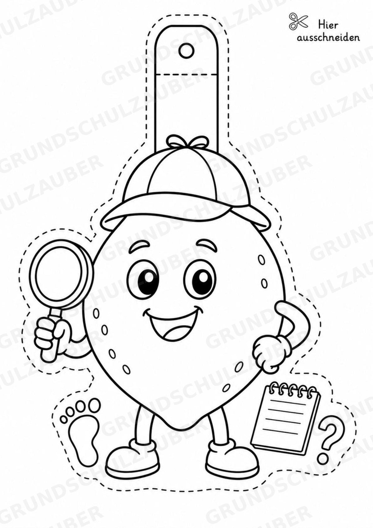 Zitrone – Fensterdeko – Basteln – Ausmalbild – Ausschneiden – 15 Vorlagen – Materialseite 2