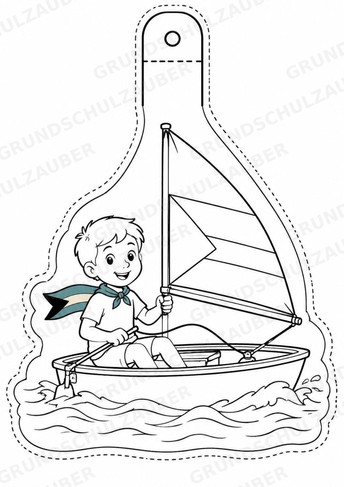 Bahamas – Fensterdeko – Basteln – Ausmalbild – Ausschneiden – 15 Vorlagen – Materialseite 15