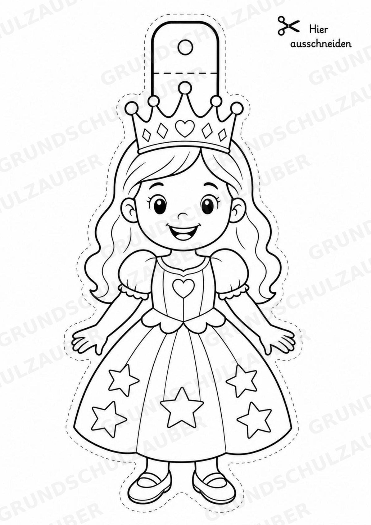 Karneval – Fensterdeko – Basteln – Ausmalbild – Ausschneiden – 15 Vorlagen – Materialseite 7