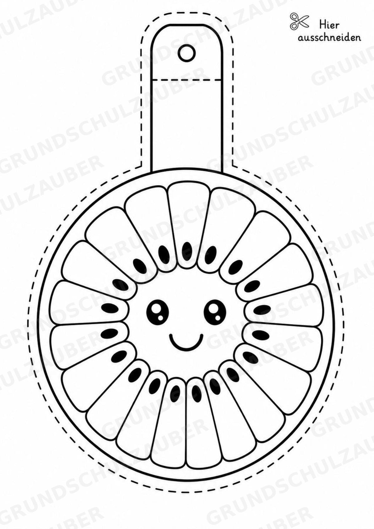 Kiwi – Fensterdeko – Basteln – Ausmalbild – Ausschneiden – 15 Vorlagen – Materialseite 2